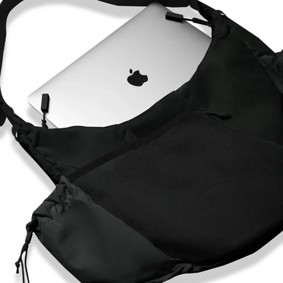 Baboon to the Moon Crescent Crossbody Big BLACK - Picture 2 of 4